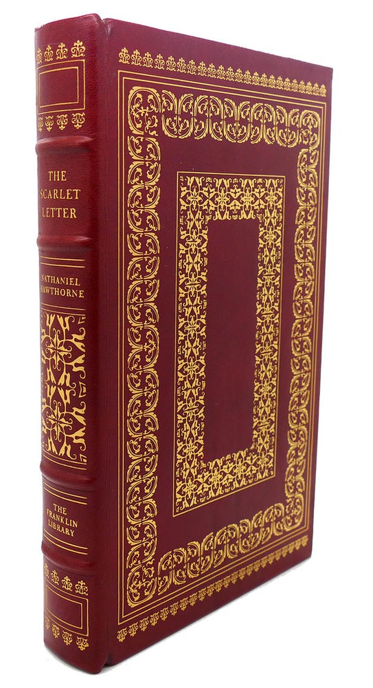 Item #94444 THE SCARLET LETTER Franklin Library. Nathaniel Hawthorne.