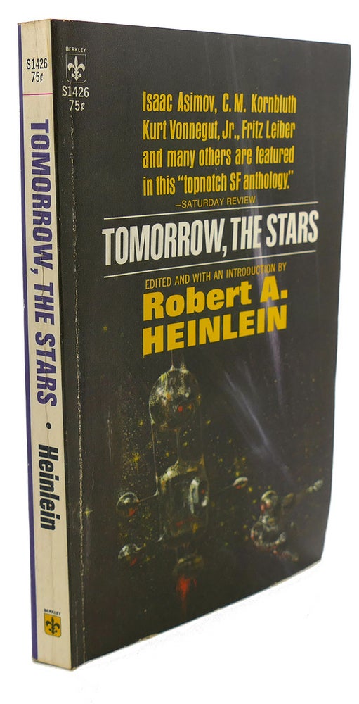 Item #95025 TOMORROW, THE STARS. Robert A. Heinlein Isaac Asimov.