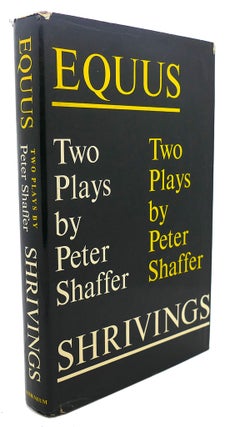 Item #95502 EQUUS AND SHRIVINGS : Two Plays. Peter Shaffer