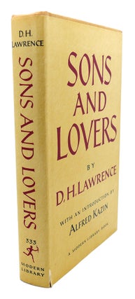 Item #96404 SONS AND LOVERS. D. H. Lawrence