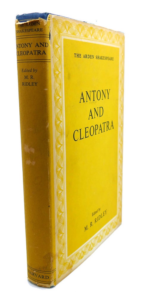 Item #96409 ANTONY AND CLEOPATRA. M. R. Ridley William Shakespeare.
