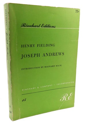 Item #96554 THE HISTORY OF THE ADVENTURES OF JOSEPH ANDREWS AND OF HIS FRIEND MR. ABRAHAM ADAMS....