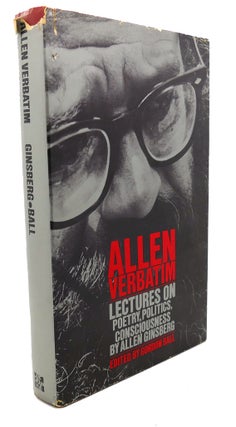 Item #97230 ALLEN VERBATIM : Lectures on Poetry, Politics, Consciousness. Gordon Ball Allen...