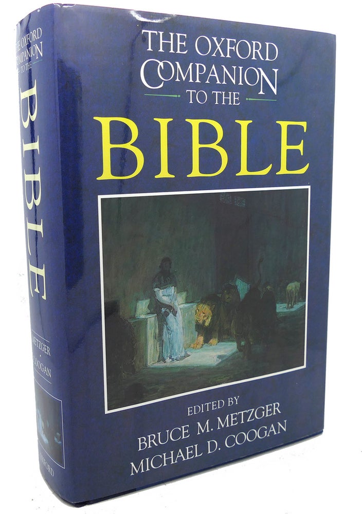 Item #97558 THE OXFORD COMPANION TO THE BIBLE. Michael David Coogan Bruce M. Metzger.