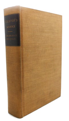 Item #98044 THE COMPLETE WORKS OF LYOF N. TOLSTOI : WAR AND PEACE, VOLS. III - IV. Leo Tolstoy