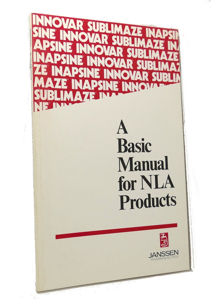 Item #99994 A BASIC MANUAL FOR NLA PRODUCTS. Janssen.