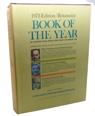Item #101004 BRITANNICA BOOK OF THE YEAR, 1972 EDITION