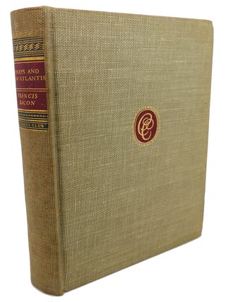 Item #101991 ESSAYS AND NEW ATLANTIS. Francis Bacon