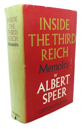 Item #102002 INSIDE THE THIRD REICH : Memoirs. Albert Speer