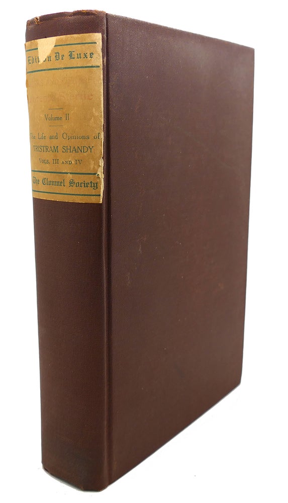 Item #102165 THE COMPLETE WORKS AND LIFE OF LAURENCE STERNE, VOLUME TWO. Laurence Sterne.