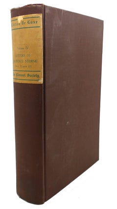 Item #102167 THE COMPLETE WORKS AND LIFE OF LAURENCE STERNE, VOLUME FOUR. Laurence Sterne