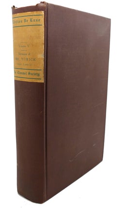 Item #102168 THE COMPLETE WORKS AND LIFE OF LAURENCE STERNE, VOLUME FIVE. Laurence Sterne