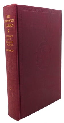 Item #103014 ESSAYS AND ENGLISH TRAITS The Harvard Classics. Ralph Waldo Emerson Charles W. Eliot