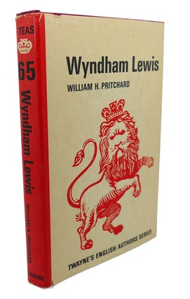 Item #103121 WYNDHAM LEWIS. William H. Pritchard