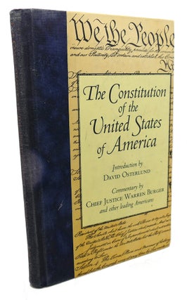 Item #103822 THE CONSTITUTION OF THE UNITED STATES OF AMERICA. Charles McC. Mathias Warren...