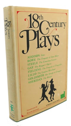 Item #105324 18TH CENTURY PLAYS. Rowe Addison, Sheridan, Goldsmith, Lillo, Fielding, Gay, Steele