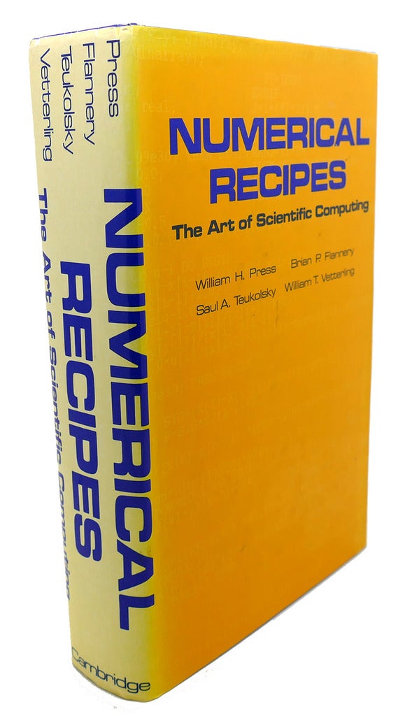 NUMERICAL RECIPES : The Art of Scientific Computing by Saul A. Teukolsky  William H. Press, Brian P. on Rare Book Cellar