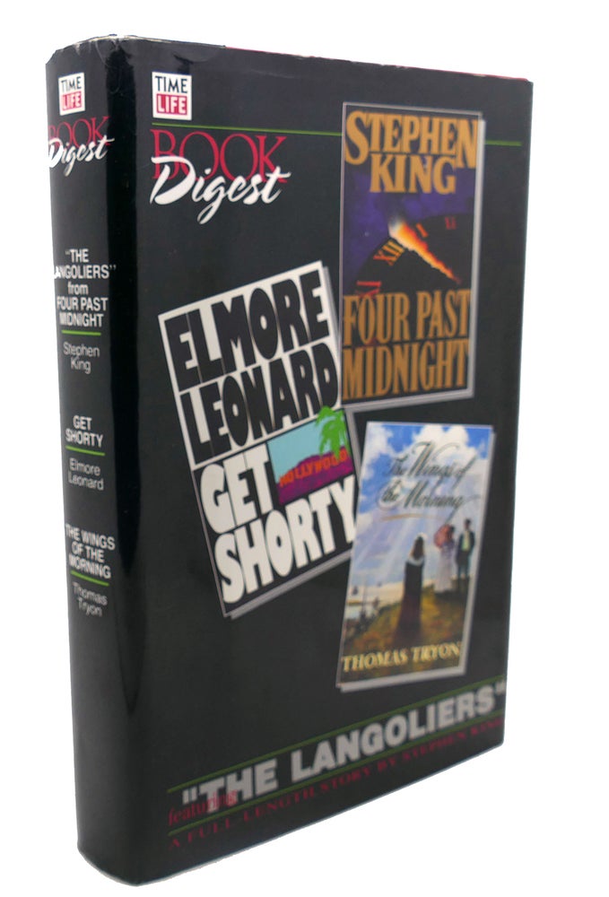Item #106565 BOOK DIGEST, 3 BOOKS IN 1 : Four Past Midnight, Get Shorty, the Wings of the Morning. Elmore Leonard Stephen King, Thomas Tryon.