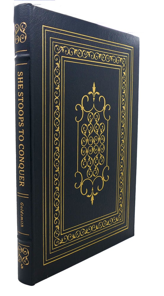 Item #108133 SHE STOOPS TO CONQUER Easton Press. Oliver Goldsmith.