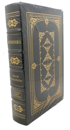 MEMOIRS Signed Easton Press. David Rockefeller.