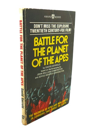 Item #109584 BATTLE FOR THE PLANET OF THE APES. David Gerrold