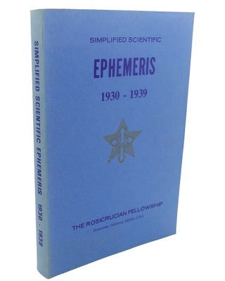 Item #110487 EPHEMERIS 1930 - 1939