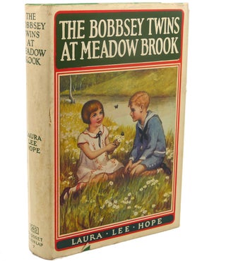 Item #110590 THE BOBBSEY TWINS AT MEADOW BROOK. Laura Lee Hope