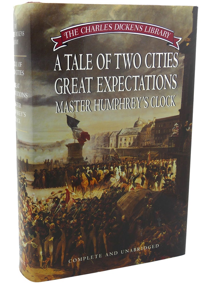 Item #111145 CHARLES DICKENS LIBRARY : Tale of Two Cities, Great Expectations, Master Humphrey's Clock. Charles Dickens.