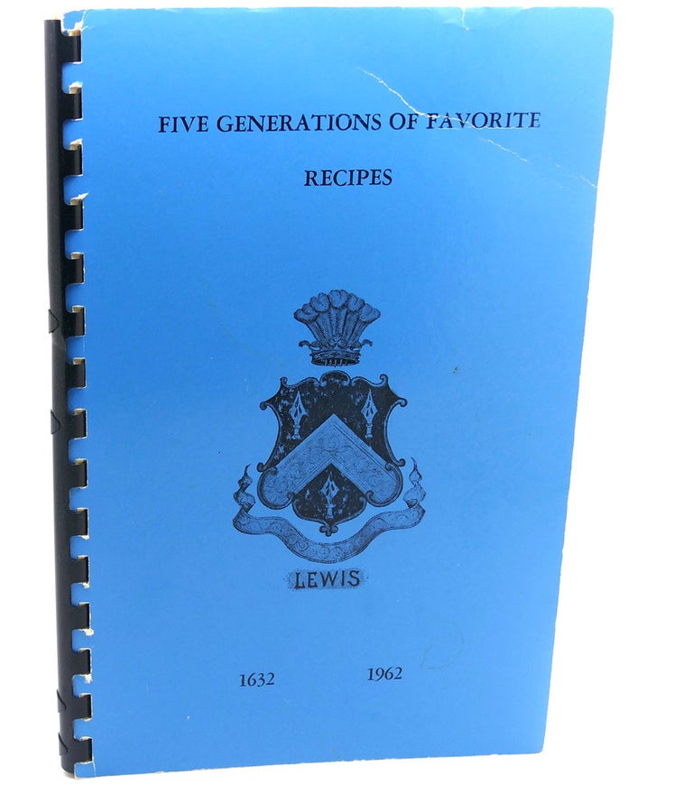 Item #111480 FIVE GENERATIONS OF FAVORITE RECIPES