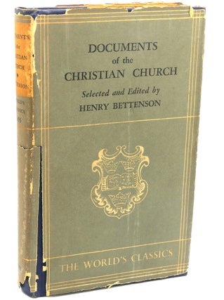 Item #111529 DOCUMENTS OF THE CHRISTIAN CHURCH. Henry Bettenson