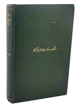 Item #112101 LECTURES AND BIOGRAPHICAL SKETCHES. Ralph Waldo Emerson