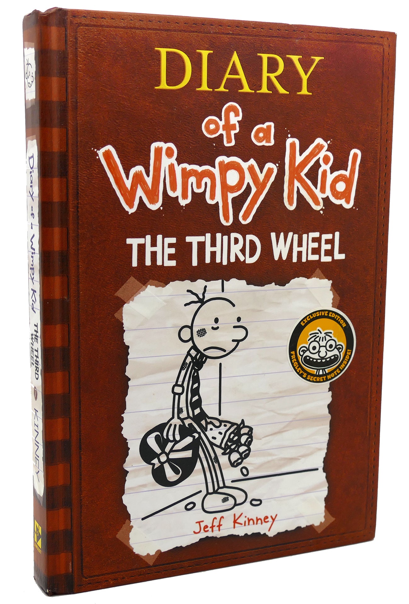 DIARY OF A WIMPY KID THE THIRD WHEEL | Jeff Kinney | First Edition 