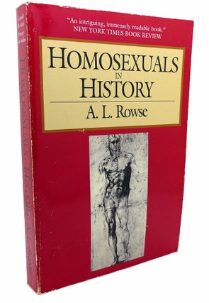 Item #113568 HOMOSEXUALS IN HISTORY. A. L. Rowse