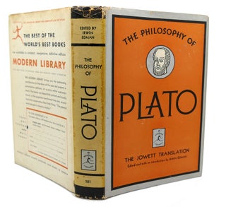 Item #113730 THE WORKS OF PLATO Modern Library No. 181. Plato Jowett Edman Irwin