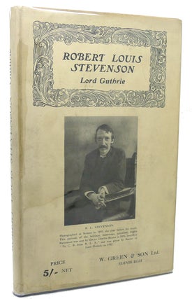 Item #113983 ROBERT LOUIS STEVENSON SOME PERSONAL RECOLLECTIONS. Lord Guthrie Robert Louis Stevenson