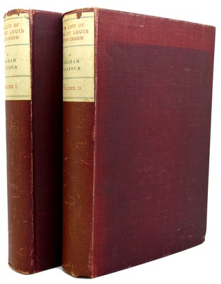 Item #113990 THE LIFE OF ROBERT LOUIS STEVENSON [2 Volumes]. Robert Louis Stevenson, Graham Balfour
