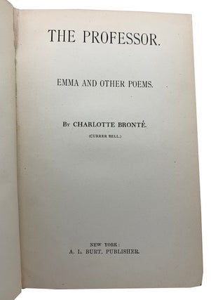 THE PROFESSOR EMMA AND POEMS