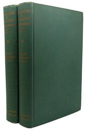 Item #114400 THE DIARY AND LETTERS OF FRANCES BURNEY, MADAM D'ARGLAY. 2 Volumes. Sarah Chauncey...