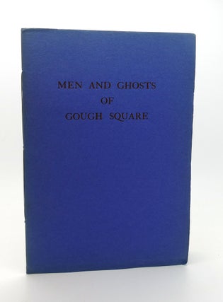 Item #115243 MEN AND GHOSTS OF GOUGH SQUARE. A. Edward Newton
