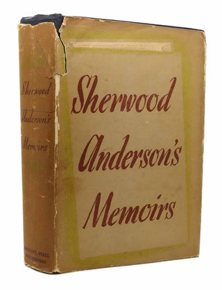 Item #115620 SHERWOOD ANDERSON'S MEMOIRS. Sherwood Anderson
