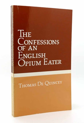 Item #115769 CONFESSIONS OF AN ENGLISH OPIUM EATER. Thomas De Quincey / Harold Bloom