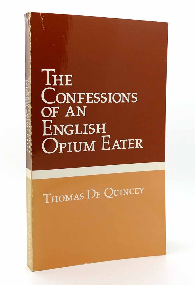 Item #115769 CONFESSIONS OF AN ENGLISH OPIUM EATER. Thomas De Quincey / Harold Bloom.