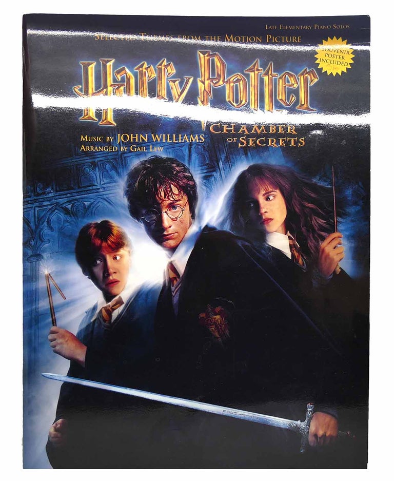 Item #116104 HARRY POTTER AND THE CHAMBER OF SECRETS Selected Themes from the Motion Picture. John Williams, Gail Lew J. K. Rowling.