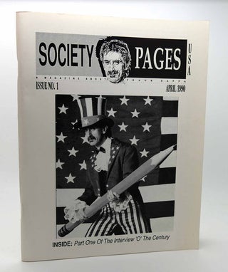 Item #116239 SOCIETY PAGES FRANK ZAPPA ISSUE NO. 1 April 1990 a Magazine about Frank Zappa...