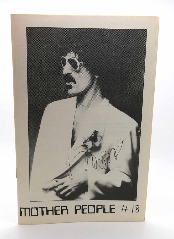 Item #116280 MOTHER PEOPLE #18 Frank Zappa Fanzine. Frank Zappa.