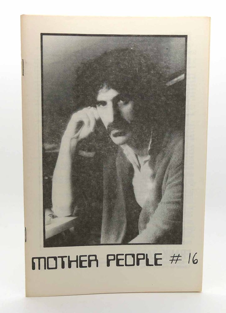 Item #116281 MOTHER PEOPLE #16 Frank Zappa Fanzine. Frank Zappa.