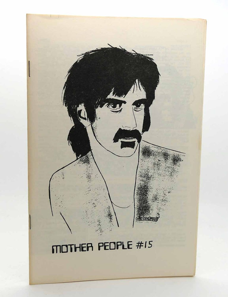 Item #116282 MOTHER PEOPLE #15 Frank Zappa Fanzine. Frank Zappa.