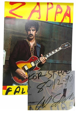 Item #116305 FRANK ZAPPA FALL TOUR 1980 Fall World Tour Concert Program. Frank Zappa Cal Schenkel