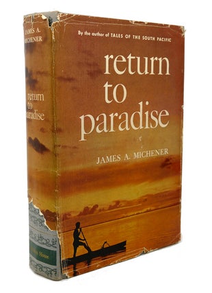 Item #117528 RETURN TO PARADISE. James A. Michener