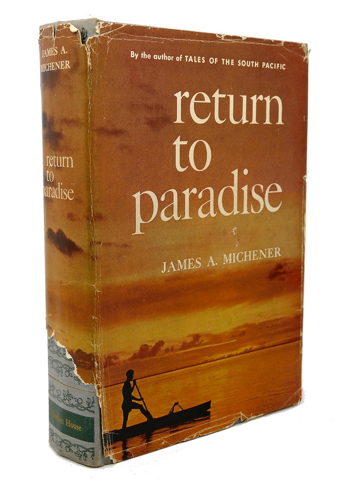 Item #117528 RETURN TO PARADISE. James A. Michener.